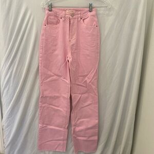 PACSUN 90s Boyfriend pink high rise straight leg  Jeans 23